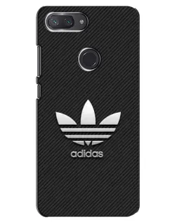 Чохол для Xiaomi Mi 8 Lite з картинкою «Adidas Карбонова текстура»