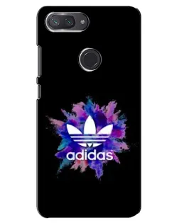 Чохол для Xiaomi Mi 8 Lite з картинкою «Вибух фарб Adidas»