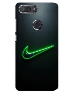 Чохол для Xiaomi Mi 8 Lite з картинкою «Неоновий контур Nike»