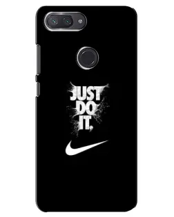 Чохол для Xiaomi Mi 8 Lite з картинкою «Текстовий принт Nike»