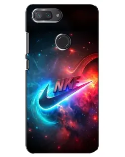 Чохол для Xiaomi Mi 8 Lite з картинкою «Вогняний логотип Nike»