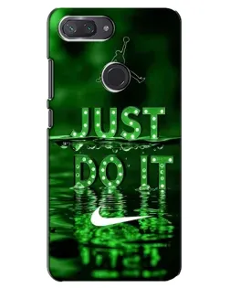 Чохол для Xiaomi Mi 8 Lite з картинкою «Зелений неоновий Nike»