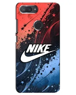 Чохол для Xiaomi Mi 8 Lite з картинкою «Градієнтний принт Найк»