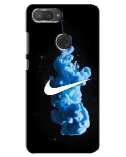 Чохол для Xiaomi Mi 8 Lite з картинкою «Nike та синій дим»