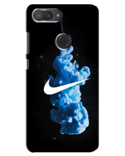 Чохол для Xiaomi Mi 8 Lite з картинкою «Nike та синій дим» Чохол для Xiaomi Mi 8 Lite з картинкою «Nike та синій дим»