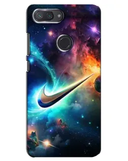 Чохол для Xiaomi Mi 8 Lite з картинкою «Космічний Nike Swoosh»