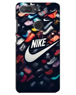 Чохол для Xiaomi Mi 8 Lite з картинкою «Колекція кросівок Nike»