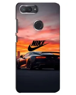 Чохол для Xiaomi Mi 8 Lite з картинкою «Nike та суперкар»