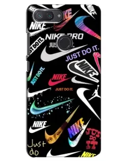 Чехол для Xiaomi Mi 8 Lite с картинкой «Nike — роскошь»