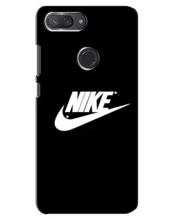 Чехол для Xiaomi Mi 8 Lite с картинкой «Nike — мазки краски»