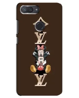 Чохол для Xiaomi Mi 8 Lite з картинкою «LV та Міккі Маус»