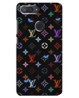 Чохол для Xiaomi Mi 8 Lite з картинкою «Кольорова монограма LV»
