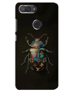 Чохол для Xiaomi Mi 8 Lite з картинкою «LV — мармуровий принт»