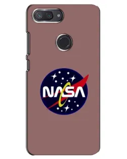 Чохол для Xiaomi Mi 8 Lite з картинкою «NASA — ретро космос»