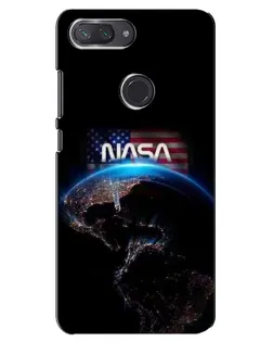 Чохол для Xiaomi Mi 8 Lite з картинкою «Земля з космосу NASA»
