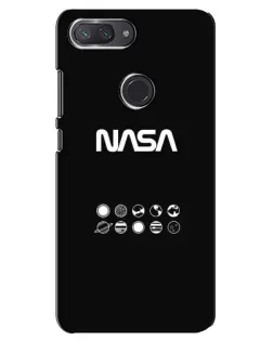 Чохол для Xiaomi Mi 8 Lite з картинкою «NASA — технічний принт»