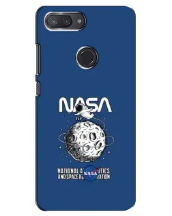 Чохол для Xiaomi Mi 8 Lite з картинкою «NASA — місячна місія»