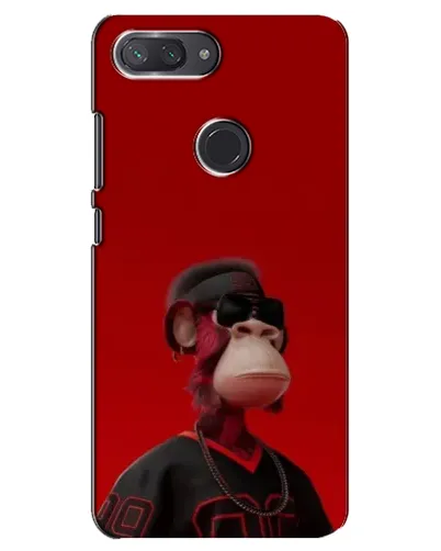 Чохол для Xiaomi Mi 8 Lite з картинкою «Bored Ape в червоному» Чохол для Xiaomi Mi 8 Lite з картинкою «Bored Ape в червоному»