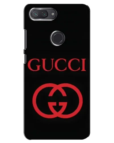 Чохол для Xiaomi Mi 8 Lite з картинкою «Gucci — червоний логотип»