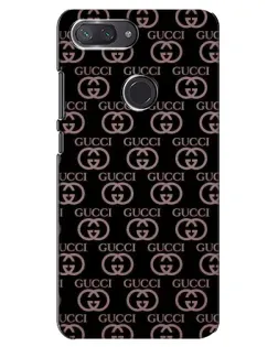 Чохол для Xiaomi Mi 8 Lite з картинкою «Класична монограма Gucci»