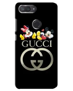 Чохол для Xiaomi Mi 8 Lite з картинкою «Gucci — герої Disney»