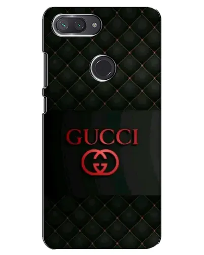 Чохол для Xiaomi Mi 8 Lite з картинкою «Gucci — стьобаний чорний»