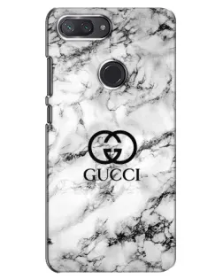 Чохол для Xiaomi Mi 8 Lite з картинкою «Gucci — мармуровий шик»