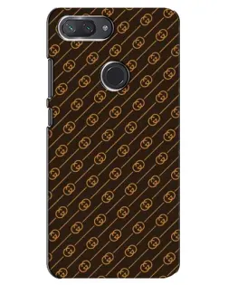 Чохол для Xiaomi Mi 8 Lite з картинкою «Gucci — золоті діагоналі»