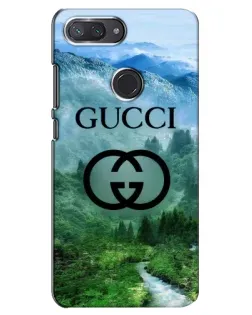 Чохол для Xiaomi Mi 8 Lite з картинкою «Gucci — гірський пейзаж»