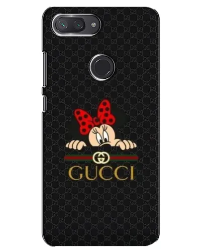 Чохол для Xiaomi Mi 8 Lite з картинкою «Мінні Маус Gucci — чорний»