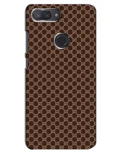 Чохол для Xiaomi Mi 8 Lite з картинкою «Gucci — шоколадна сітка»