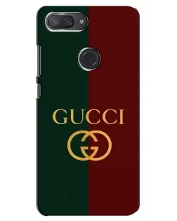 Чохол для Xiaomi Mi 8 Lite з картинкою «Gucci — темно-зелений градієнт»