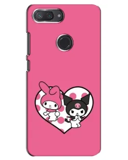 Чохол для Xiaomi Mi 8 Lite з картинкою «Kuromi та My Melody» Чохол для Xiaomi Mi 8 Lite з картинкою «Kuromi та My Melody»