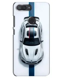 Чехол для Xiaomi Mi 8 Lite с картинкой «Вид сверху — BMW M»