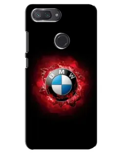 Чехол для Xiaomi Mi 8 Lite с картинкой «Логотип BMW — вспышка»