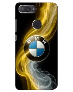 Чехол для Xiaomi Mi 8 Lite с картинкой «Золотистый дым BMW»