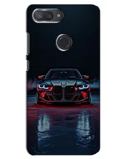 Чехол для Xiaomi Mi 8 Lite с картинкой «BMW на мокрой дороге»
