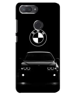 Чехол для Xiaomi Mi 8 Lite с картинкой «BMW — взгляд из темноты»