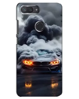 Чехол для Xiaomi Mi 8 Lite с картинкой «BMW в дыму»