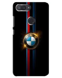 Чехол для Xiaomi Mi 8 Lite с картинкой «BMW M-Power неон»