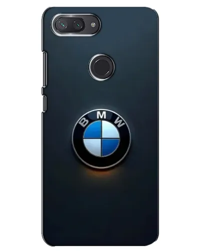 Чехол для Xiaomi Mi 8 Lite с картинкой «Логотип BMW — минимализм»