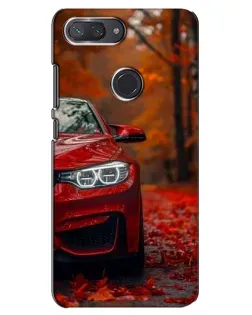 Чехол для Xiaomi Mi 8 Lite с картинкой «Осенняя BMW M4»