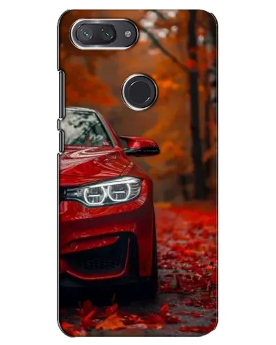 Чехол для Xiaomi Mi 8 Lite с картинкой «Осенняя BMW M4»