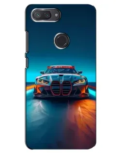 Чехол для Xiaomi Mi 8 Lite с картинкой «BMW — огни неона» Чехол для Xiaomi Mi 8 Lite с картинкой «BMW — огни неона»