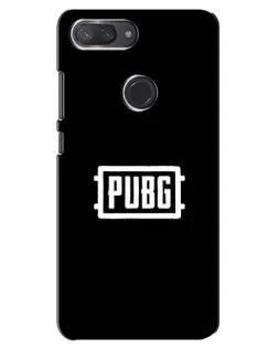 Чехол для Xiaomi Mi 8 Lite с картинкой «Лого BMW — металлический блеск»