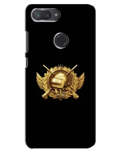 Чохол для Xiaomi Mi 8 Lite з картинкою «PUBG — помаранчевий градієнт»