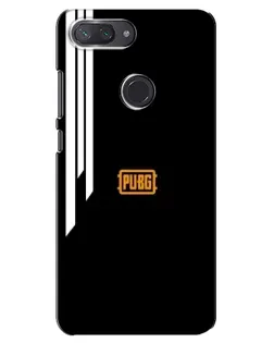 Чехол для Xiaomi Mi 8 Lite с картинкой «PUBG — вертикальные линии»