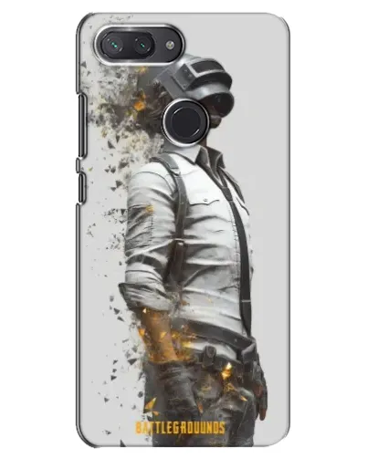 Чохол для Xiaomi Mi 8 Lite з картинкою «PUBG — боєць у пилу»