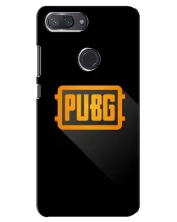 Чохол для Xiaomi Mi 8 Lite з картинкою «PUBG — рамка лого»