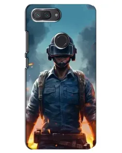 Чохол для Xiaomi Mi 8 Lite з картинкою «PUBG — реалістичний герой»